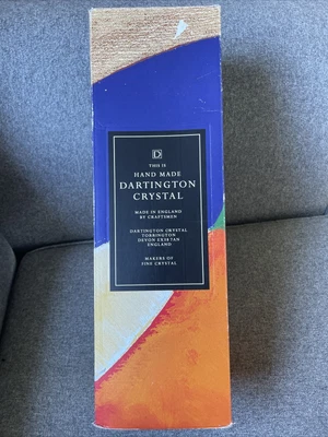 £10 • Buy Dartington Crystal Glass Vase- Handmade In Devon