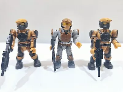  UNSC Halo Mega Bloks Marine Action Figure 2013 97007 Lot Of 3 • $18.95