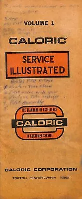 Caloric Gas Range Illustrated Owners Manual Volume 1 Vintage CPG3x • $30.50