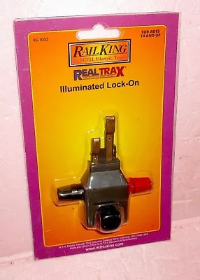 MTH Rail King 40-1003 Real Trax Tracks Illuminated Lock-On O-Gauge NEW UNOPENED • $9.49