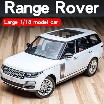 1:18 1/18 Range Rover Vogue L405 Tdv8 4.4 V8 White Detailed Diecast Model Toy • £53.99