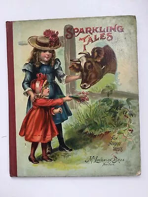 Sparkling Tales New Nursery Series McLoughlin Bros Antique Childrens Book • $48