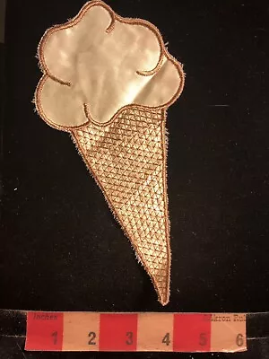 Over 8” Tall!!! White VANILLA ICE CREAM CONE Patch 00W9 • $6.32