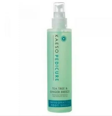 PEDICURE FOOT SPRAY Kaeso Tea Tree & Ginger 195ml Invigorating Salon Treatment  • £6.68