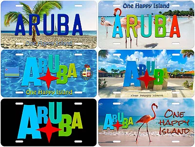 One Happy Island Aruba Aluminum Novelty Car License Plate • $17.89