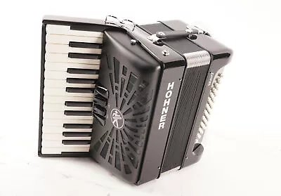 Hohner Bravo II 48 Chromatic Piano Key Accordion Black • $877