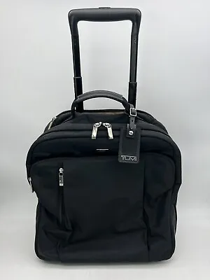 View Details Tumi Sydney Compact Wheeled Carry On Bag Inner Pockets 482905DO Black • 249$