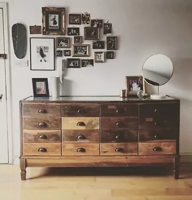 £950 • Buy Vintage Haberdashery Cabinet - Wood & Glass. GORGEOUS 