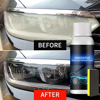 Innovative Car Headlight Polish Car Scratch Repair Fluid Liquid Lamp Renovation • $12.45