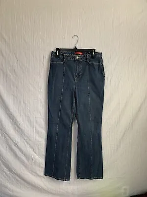 Vintage 80s Gloria Vanderbilt Denim Jeans Front Seam No Rear Pockets W Size 10 • $15