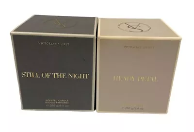 Victorias Secret Set Of 2 Candles New Still Of The Night/Heady Petal • $12.95