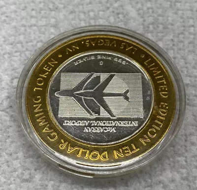 $19.99 • Buy Limited Edition $10 Dollar Gaming Token McCarran Airport .999 Silver 