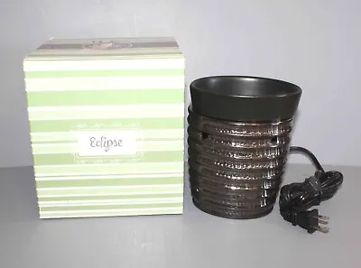 Scentsy Retired Eclipse Black Metallic Full Size Warmer DSW-ECLP 2009 NEW • $29.99