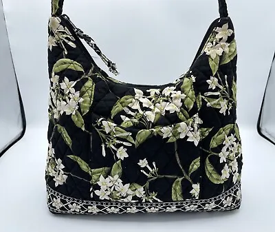 Vera Bradley JASMINE Shoulder Bag MOLLY Zip Hobo Purse Handbag Vintage Lovely EC • $24.99