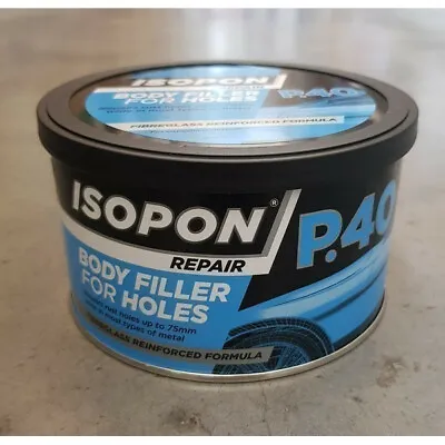 £8.99 • Buy Isopon P40 - Glass Fibre Repair Paste 250ml Complete With Free Delivery