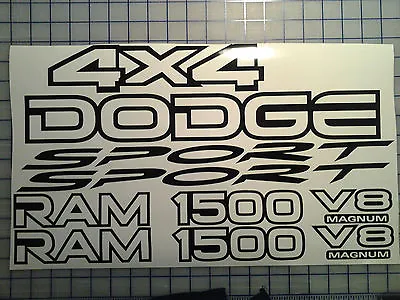 1500 Ram Sport 4x4 Replacement Decal Kit - Many Color Choices • $34.95