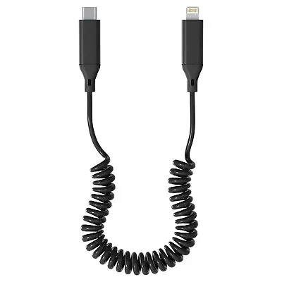 Arkidyn Coiled USB-C To Lightning Cable Apple Carplay[Mfi Certified] Iphone ... • $21.75