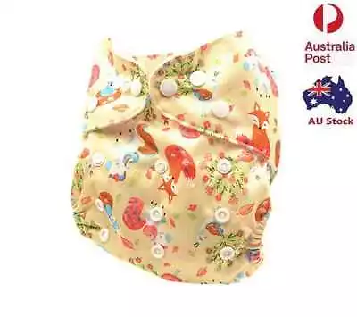 Baby Girl Reusable Nappies For Newborn Cloth Nappy Pocket Nappies Diapers (D250) • $9.99