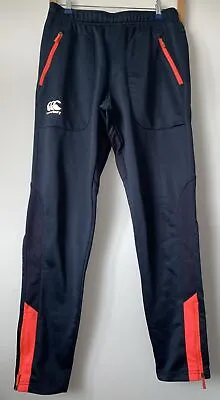 Mens Navy Blue Canterbury Tracksuit Bottoms Size M Vapordry In Good Condition • £29.99