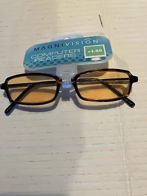 Magnivision Computer Reading Glasses- Amber Lense • $17.99