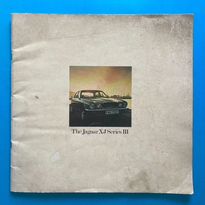 $8.99 • Buy C1980s Original New Car Vehicle Sales Brochure Jaguar XJ Series III