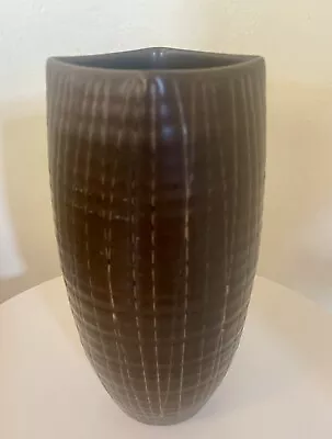 Large Vintage OMC Otagiri Modernist Mid-Century Stoneware Pottery Vase Ikebana • $55