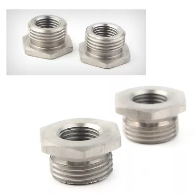 Adapters Reduce O2 Sensor Ports Bungs 18MM To 12MM For Harley Stainless Steel US • $13.86