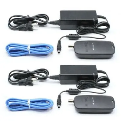 Broadband MOCA Ethernet To Coax Adapter  DECA - W/ Power Adpater (2 Pack) • $30