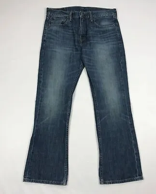 Levis Jeans Mens 34x30 Blue 527 Bootcut Leg Cotton American Denim Rancher • $29.88