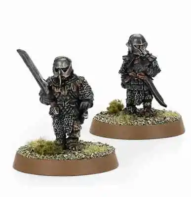 Metal Frodo And Sam In Orc Armour New RARE OOP SBG GW LOTR Lord Of The Rings • £19.06