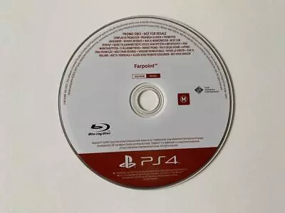 Farpoint Promo Disc PS4 VGC PAL • $9.50