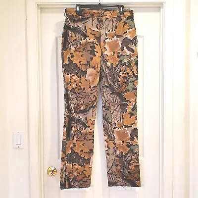 Cabelas Whitetail Clothing Fleece Camo Hunting Pants Men's Large 35x34 VGUC  • $50.96