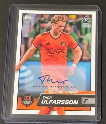 2023 Topps MLS #136 Thor Ulfarsson Signed Rookie Auto Houston Dynamo • $1.99