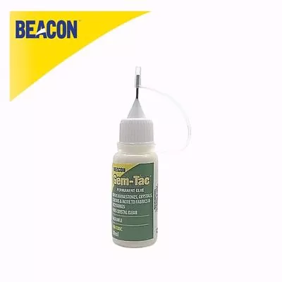 £3.99 • Buy Crystal & Cut Glass Beacon’s GemTac Glue For Swarovski Diamante Rhinestones 10ml