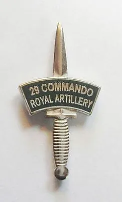 £3.95 • Buy 29 Commando Royal Artillery Dagger Lapel Pin Or Walking Stick Mount