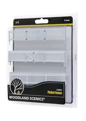 Woodland Scenics A3004 Picket Fence - O Scale NEW • $16.79