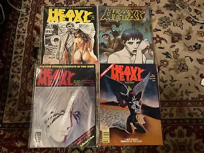 Heavy Metal Magazine Lot 4 Winter Spring Summer Fall 1986 Morbus Gravis Ex • $37.99