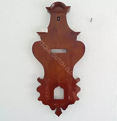 Original Wood Clock Case Back Plate Antique Dutch Zaanse Or Zaandam Clock • $143