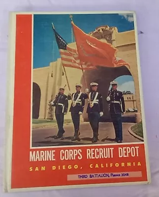 Marine Corps Recruit Depot 3rd Battalion Platoon 3048 Yearbook San Diego Orig. • $29.95