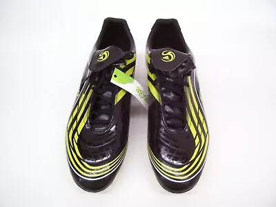 Adidas Mens Football Soccer Boots Shoes F10 F10.9 Trx Hg Black Yellow Size 8 9 • $159.43