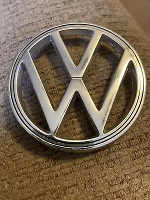 Vintage Aluminum Volkswagen Ve Round 3-1/4” Emblem Badge 113853601 1963-73 Mint • $11.99