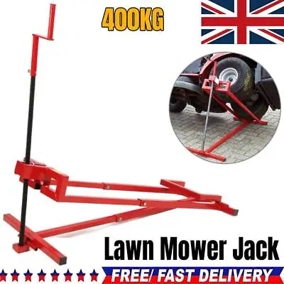 Ride On Lawn Mower Lifter 400kg Lifting Device Ramp Garden Tractor Jack UK • £63.99