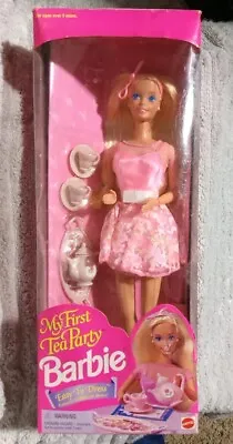 My First Barbie Easy To Dress New 1996 VTG Pink Box Mattel 14592 • $25