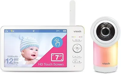 Vtech RM7768 Remote Pan/Tilt/Zoom Baby Monitor With 7” LCD Touchscreen Display • £169.99