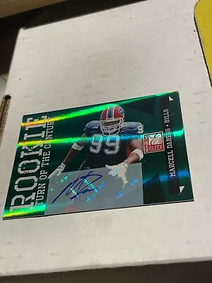 2011 Donruss Elite Turn Of The Century GREEN Marcell Dareus AUTO Rookie /499 • $9.99