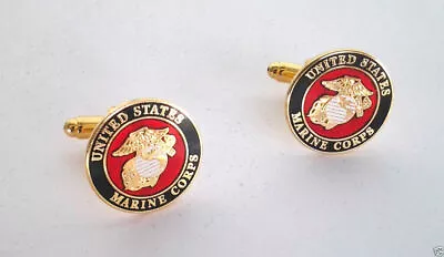 UNITED STATES MARINE CORPS CUFF LINKS Military 14771-C HO • $18.88