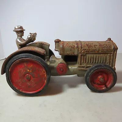 Arcade McCormick-Deering 10-20 Tractor Cast Rims WDriver 1928 USA 1/20 IH-276-G • $168