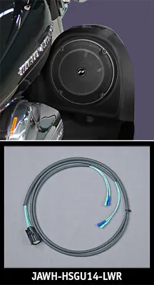 J&M ROKKER XT Lower Fairing Speaker Wire Harness For 14-19 Harley Baggers • $66.49