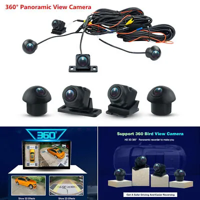 360° Surround View Panoramic Cameras For 360° Car Stereo Radio GPS Radio Player • $69.50