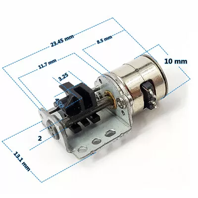 DC 3V 5V 2-phase 4-wire Micro 10mm Stepper Motor Mini Screw Slider Block Nut DIY • $1.95